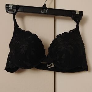 Paramour Black Floral Lace Bra
